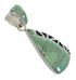 Southwest Turquoise Sterling Silver Pendant QX77114